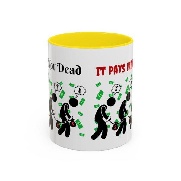 Slavery’s Not Dead – It Pays Minimum Wage Mug | Anti-Capitalist Political | Coffee Mug (11, 15oz) - Image 8